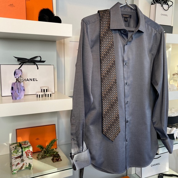 BANANA REPUBLIC FRENCH CUFFS SHIRT - Picture 1 of 12